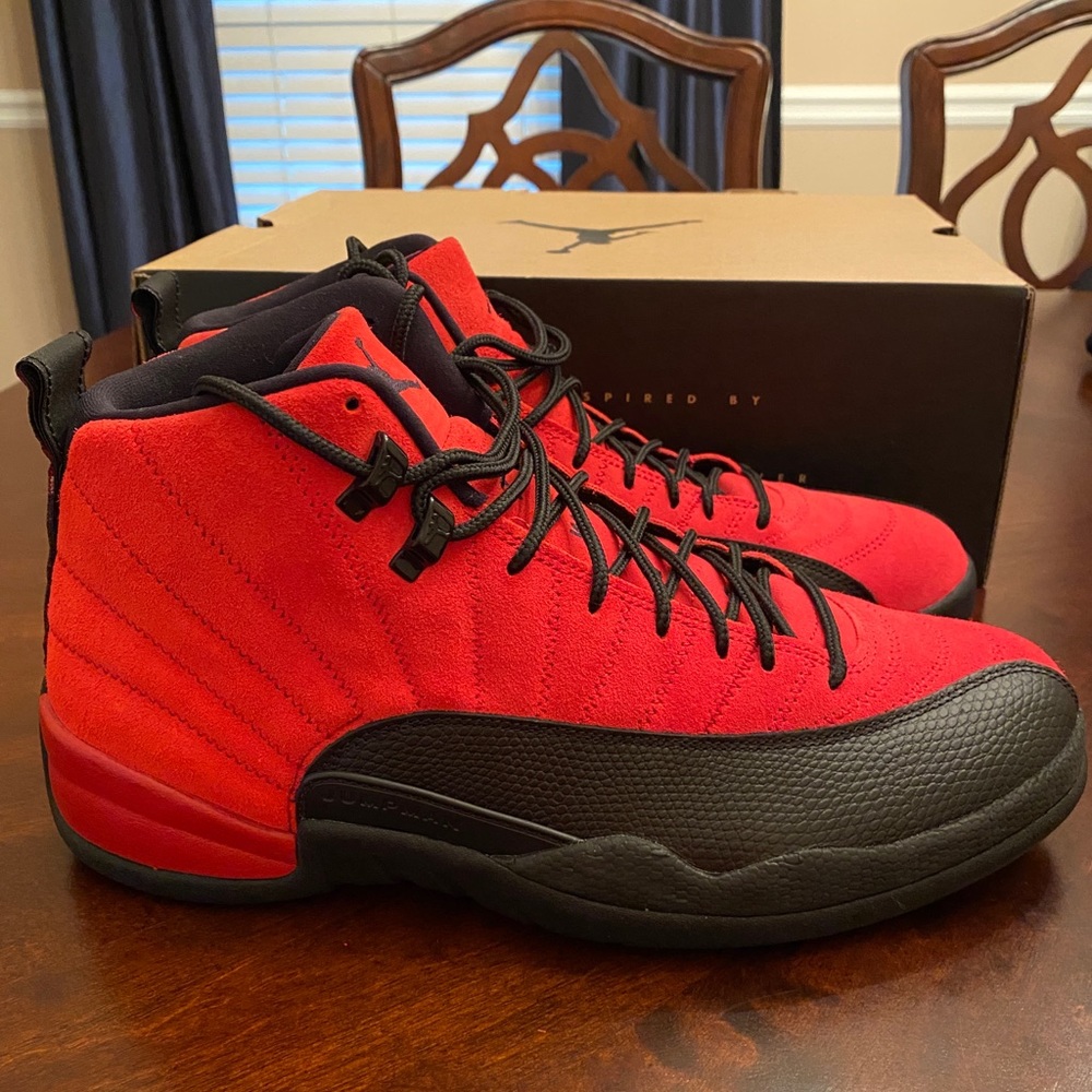 Jordan 12 Reverse Flu Game - Picture 7 of 8